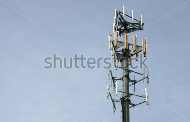 Transmissores de microondas sem fio.