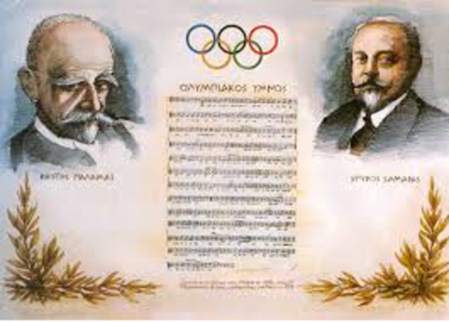 ΠΑΡΟΥΣΙΑΣΗ ΟΛΥΜΠΙΑΚΟΥ ΥΜΝΟΥ ΑΘΗΝΑ,1896
