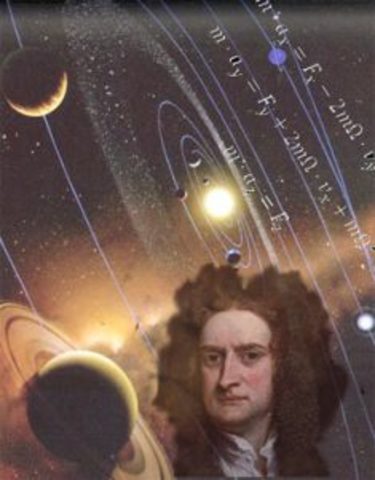 Isaac Newton publica un libro defendiendo su teoría de la Gravitación Universal