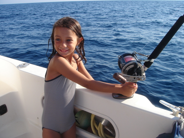 i went fishing on my grandpa's boat