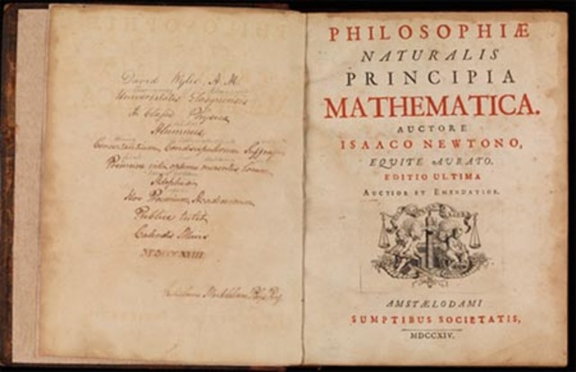 Isaac Newton publica un libro defendiendo su teoría de la Gravitación Universal