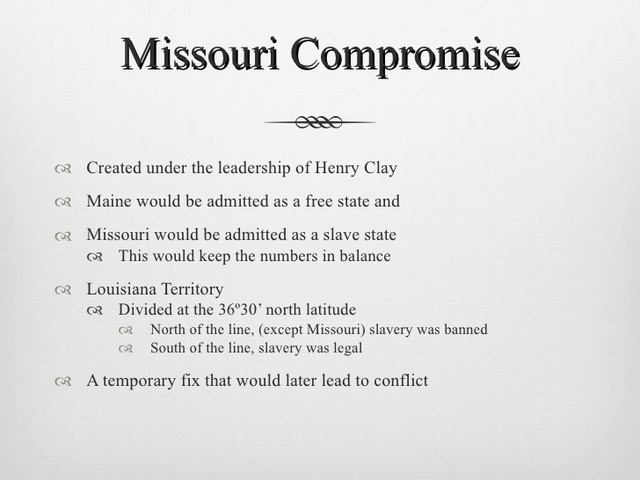 Missouri Compromise