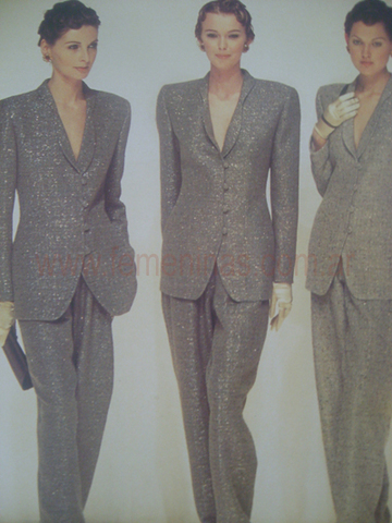 Estilo Yuppie. Mujer ejecutiva