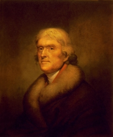 Thomas Jefferson Elected 3rd President of the United States of America 1800