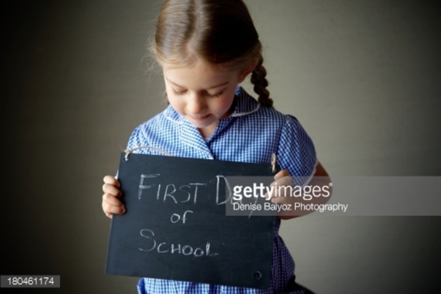 Began elementary school.