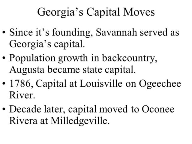 Capital Moved to Lousvile