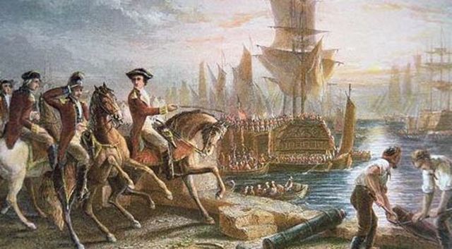 Washington's Troops Drove Away The British