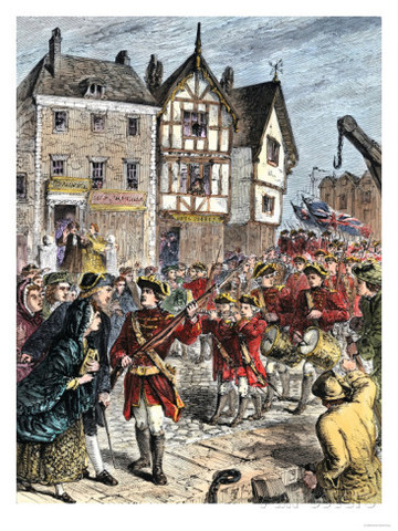 British Soldiers Occupy Boston