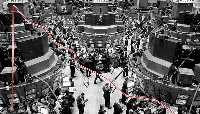 Cae la Bolsa de Nueva York,