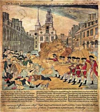 "the bostin massacure"