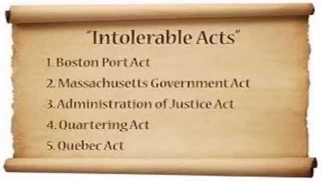Intolerable acts