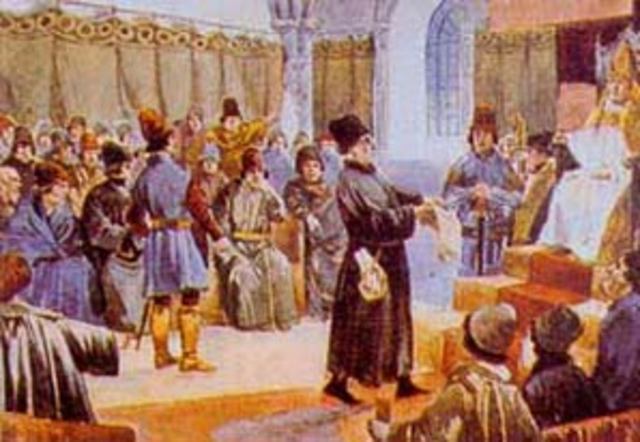 Partida para a viagem de circum-navegação