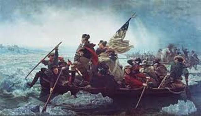 WASHINGTON CROSSES THE DELAWARE