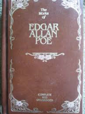 poe writes his first novel