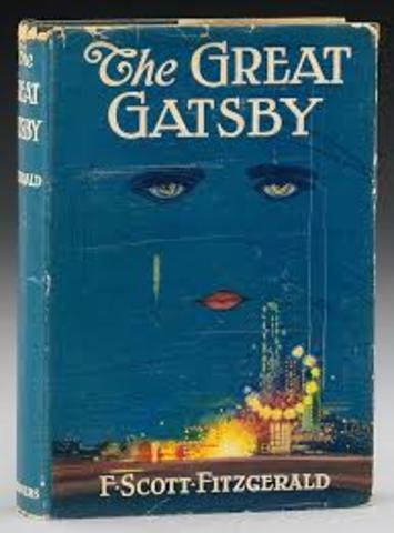 F Scott Fitzgerald writes “The Great Gatsby”