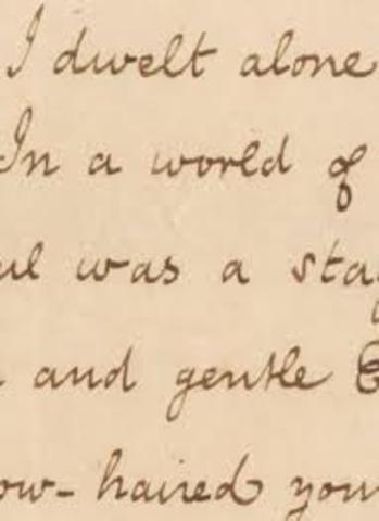 Poe Writes His First Poem