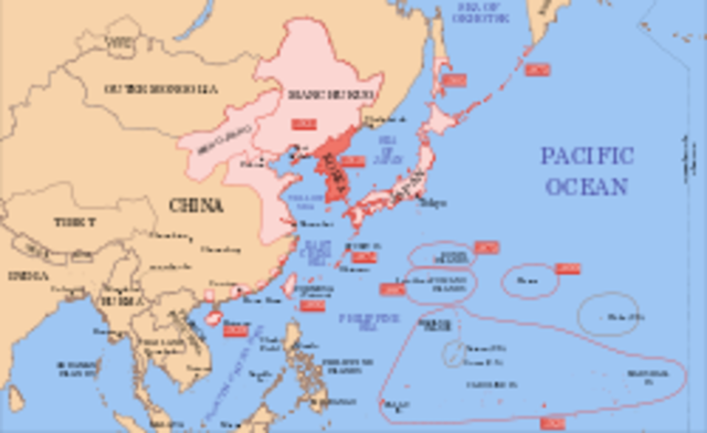 Japan takes over Korean Peninsula