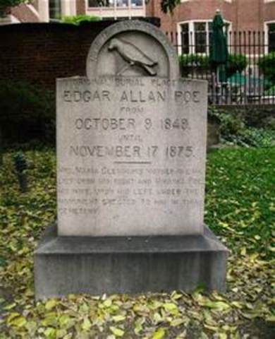 edgar allen poe dies