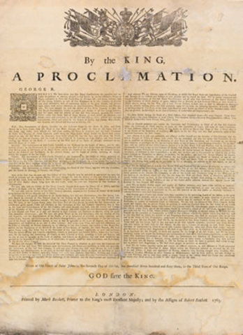 The Proclamation of 1763