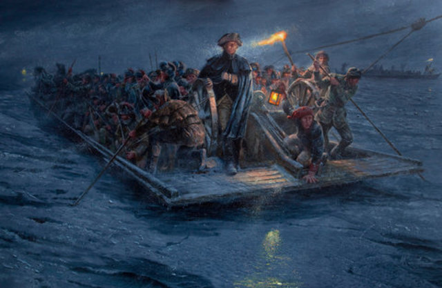 Washington crosses the Delaware