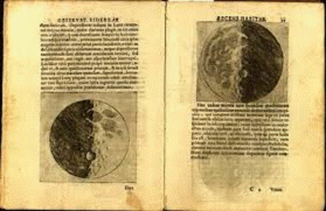 Galileo publica un libro con las primeras observaciones con su telescopio.