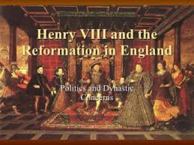 Henry VIII summons the “Reformation Parliament