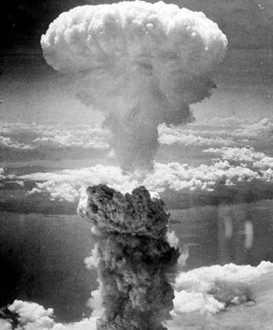 Fat Man dropped on Nagasaki