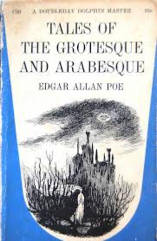 Poe's story collection Tales of the Grotesque and Arabesque is published in two volumes