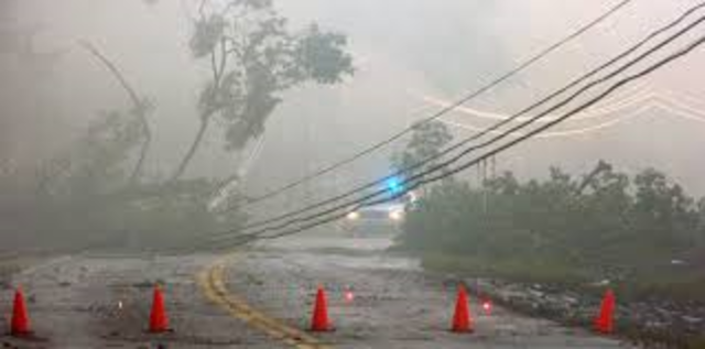 Hurricane Gaston erupts in Richmond.
