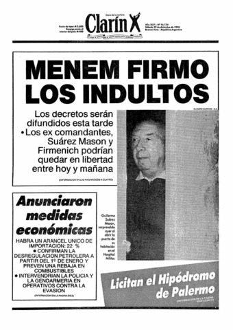 INDULTOS DE MENEM