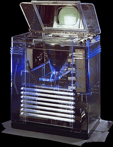 RCA Transparent TRK-12 Television at the Worlds Fair