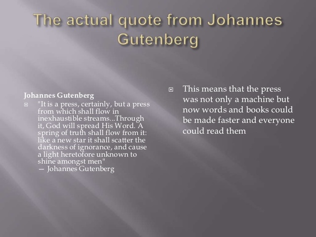 The Printing Press (Number One)