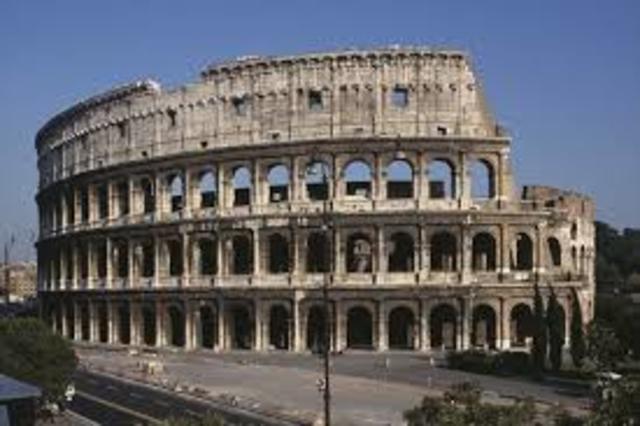 Colosseum was built
