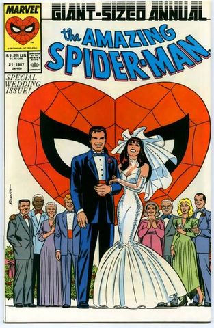 Peter Parker gets married to MJ