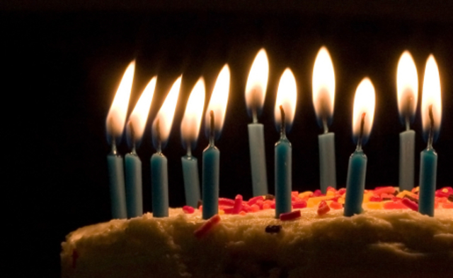 It was my first birthday.