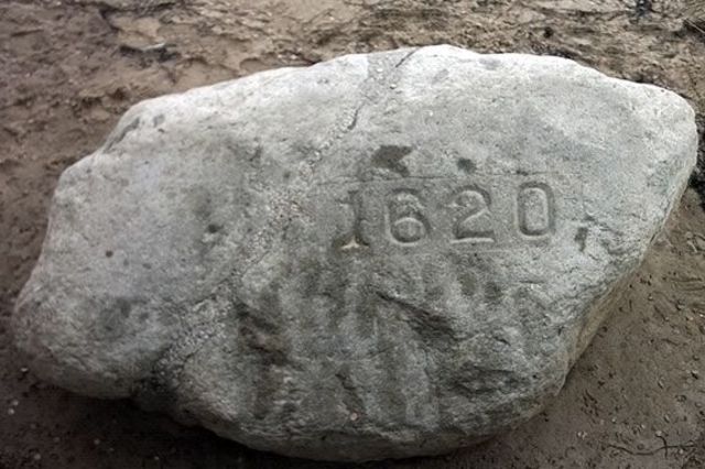 Pilgrims and Plymouth Rock