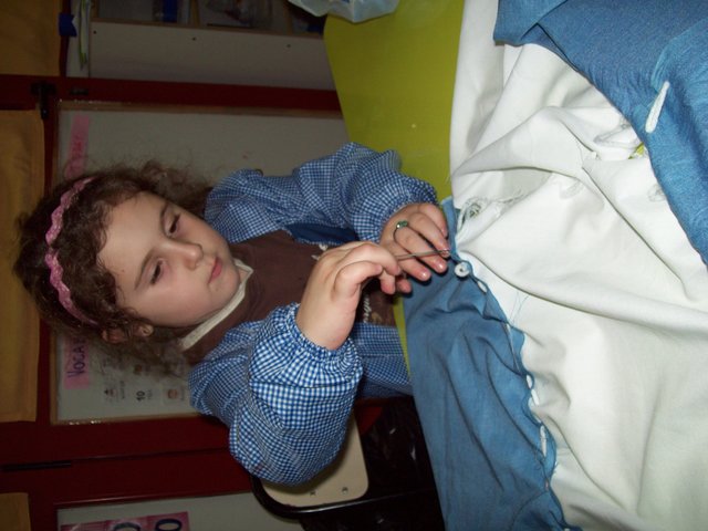 Estaba en una actividad con hilos