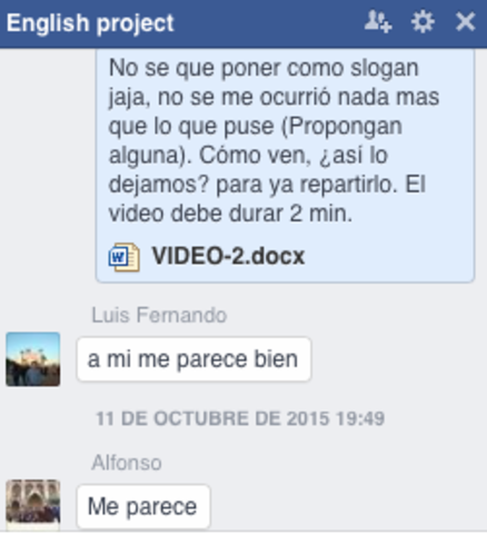 We had already something to say