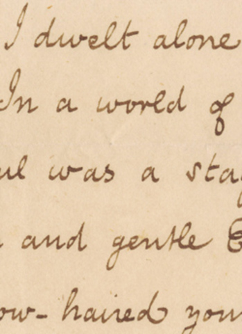 Poe Writes his First Poem