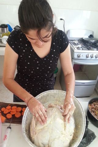 Primer Pavo de navidad