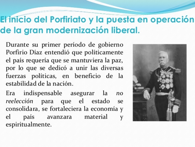 inicio del porfiriato