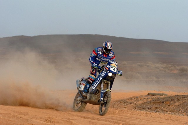 El motociclista Cyril