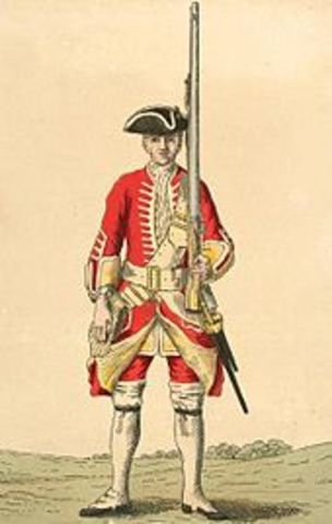 Soldiers Arive in The Colonies