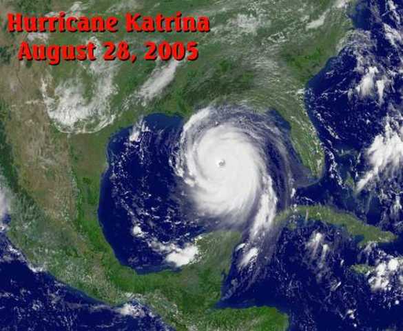 Katrina  strengthens to a Category 5 hurricane
