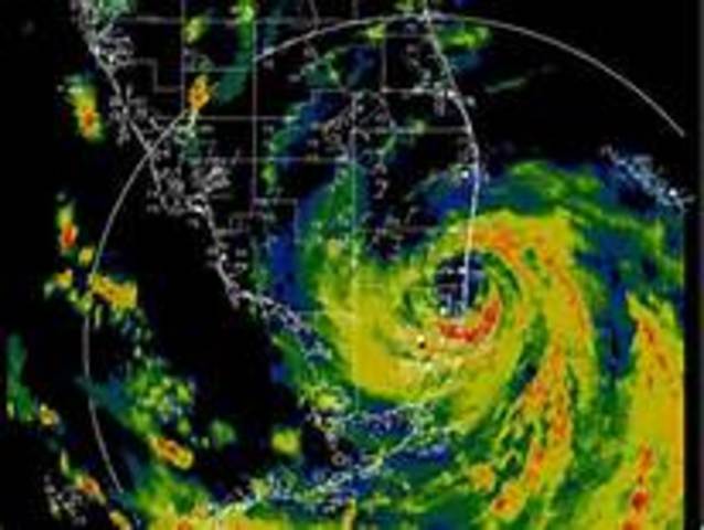 Tropical Storm Katrina becomes Hurricane Katrina
