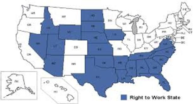 Right to work laws
