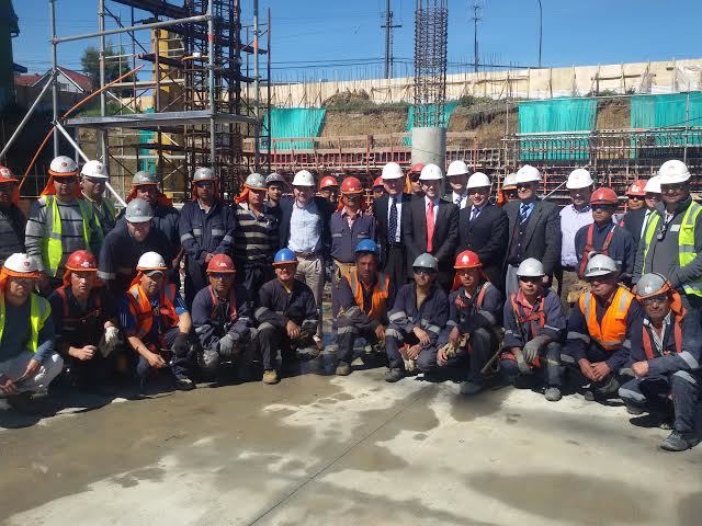 Subsecretario de transportes inspecciona avance de obras de nuevo terminal de Valdiviade avance