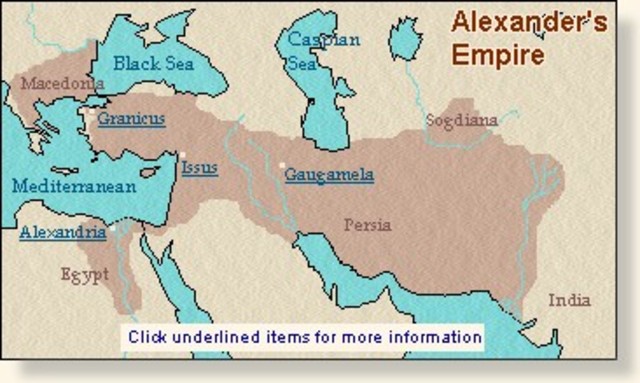 Alexander defeats the Persians