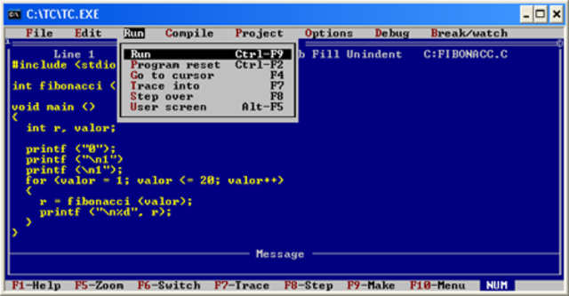 Creacion del la programacion "C".