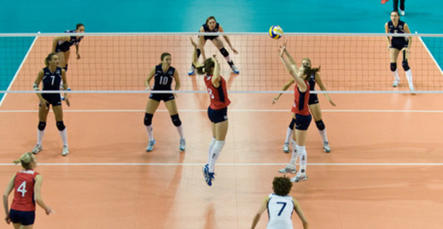 J'ai joué au volley.